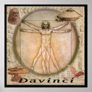 Leonardo Davinci Poster