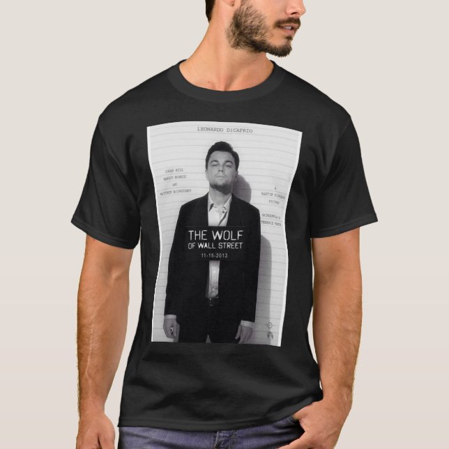 Leonardo Di Caprio - Der Wolf von Wall Street Post T-Shirt (Vorderseite)
