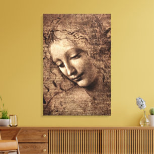 Leonardo La Scapigliata Renaissance Leinwand Kunst