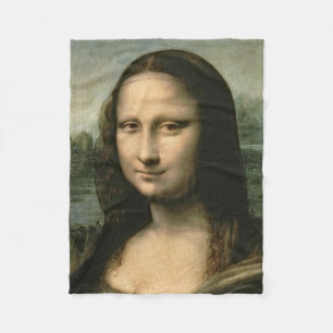 Leonardo Vinci   Mona Lisa, c.1503-6 Fleecedecke