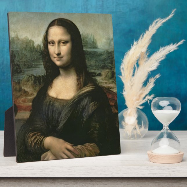 Leonardo Vinci | Mona Lisa, c.1503-6 Fotoplatte (Seite)