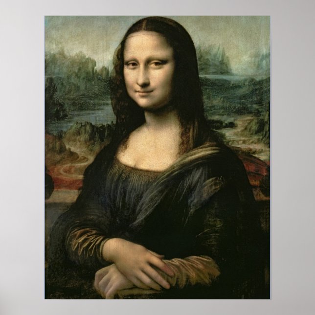 Leonardo Vinci | Mona Lisa, c.1503-6 Poster (Vorne)