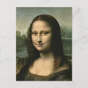 Leonardo Vinci   Mona Lisa, c.1503-6 Postkarte