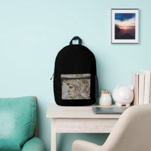 Leonardos behelmter Krieger  Bedruckter Rucksack