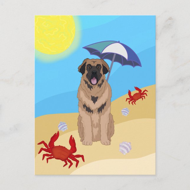 Leonberger Beach Postkarte (Vorderseite)