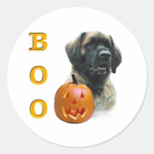 Leonberger Boo - Individuell gestaltet Runder Aufkleber