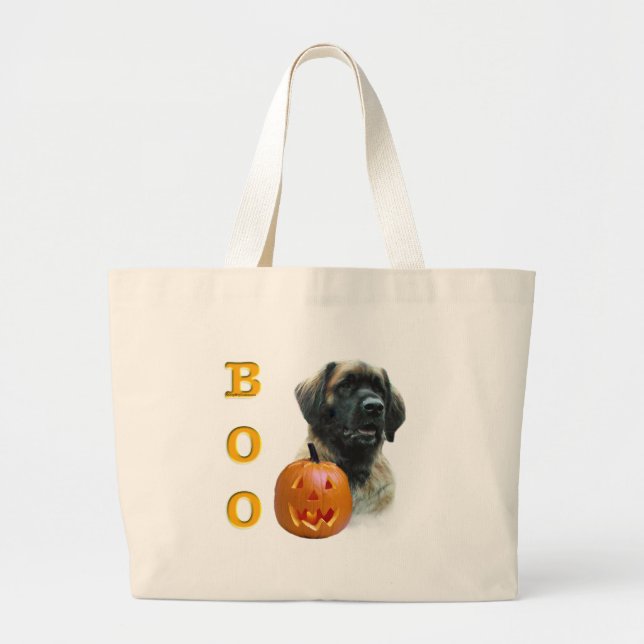 Leonberger Boo Jumbo Stoffbeutel (Vorne)