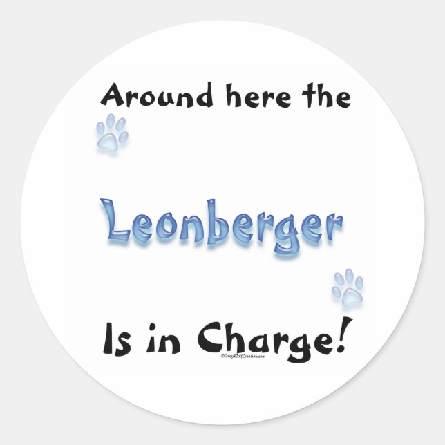 Leonberger Charge - Aufkleber (Vorderseite)