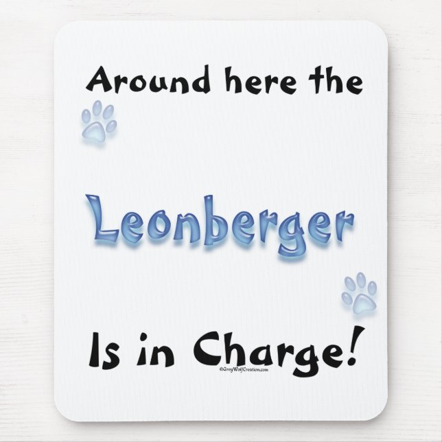 Leonberger Charge Mousepad (Vorne)