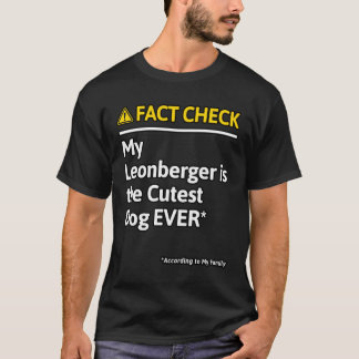 Leonberger Dog Funny Fact Karo T-Shirt