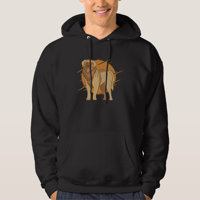 Leonberger dog hoodie (Vorderseite)