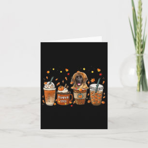 Leonberger Fall Coffee Pumpkin Gewürz Latte Iced A Karte