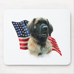Leonberger Flagge Mousepad