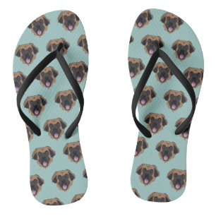 Leonberger Flip Flops