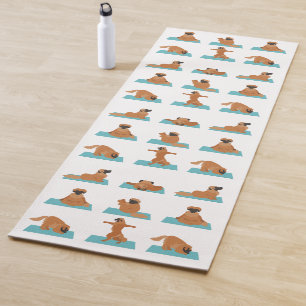 Leonberger Hund Yoga Mat Yogamatte