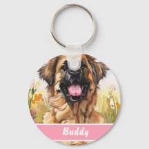 Leonberger-Hundeanhänger – Benutzerdefinierte Info