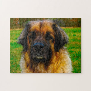 Leonberger-Hunderasse-Puzzle.