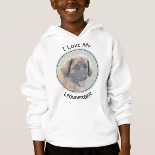 Leonberger Malerei - Niedliche Hundekunst Hoodie