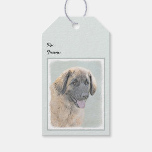 Leonberger Malerei - Niedliche Original Hundeschul Geschenkanhänger