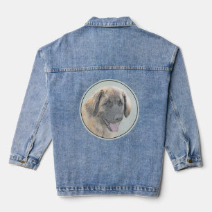 Leonberger Malerei - Niedliche Original Hundeschul Jeansjacke
