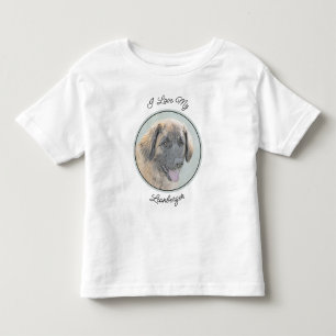 Leonberger Malerei - Niedliche Original Hundeschul Kleinkind T-shirt
