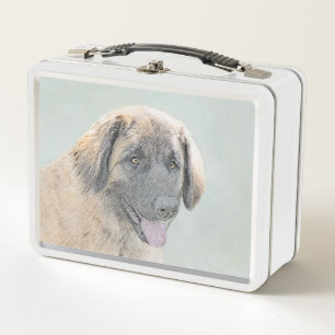 Leonberger Malerei - Niedliche Original Hundeschul Metall Brotdose