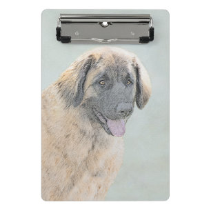Leonberger Malerei - Niedliche Original Hundeschul Mini Klemmbrett