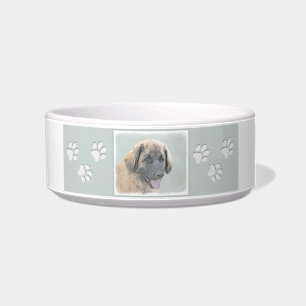 Leonberger Malerei - Niedliche Original Hundeschul Napf