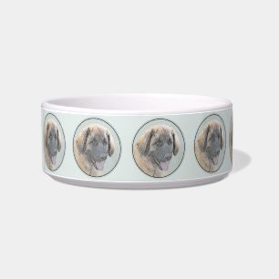 Leonberger Malerei - Niedliche Original Hundeschul Napf