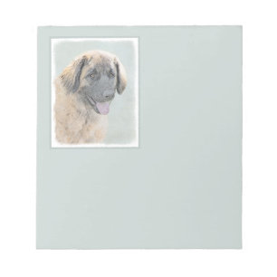 Leonberger Malerei - Niedliche Original Hundeschul Notizblock