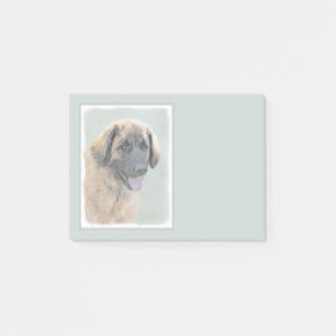 Leonberger Malerei - Niedliche Original Hundeschul Post-it Klebezettel