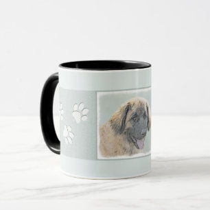 Leonberger Malerei - Niedliche Original Hundeschul Tasse