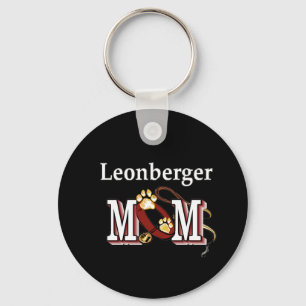 Leonberger MAMA Gips Schlüsselanhänger