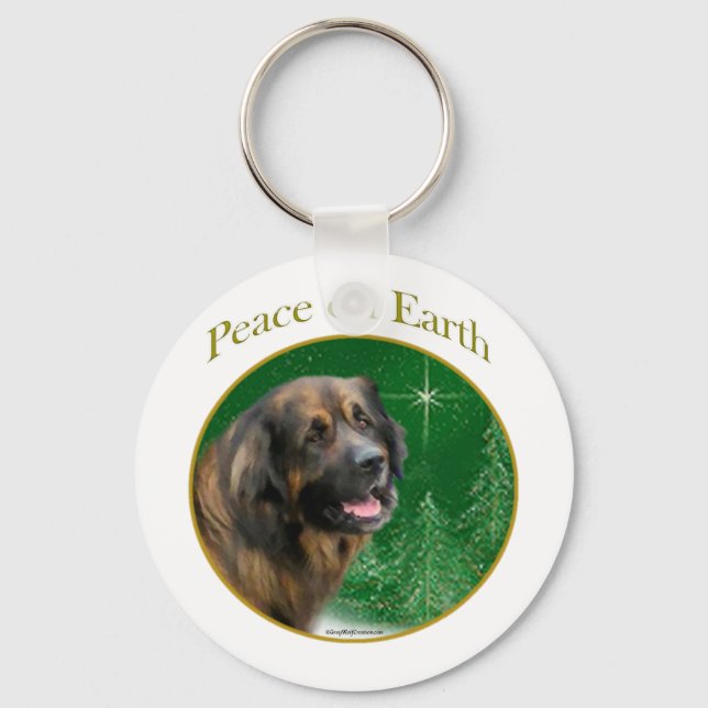 Leonberger Peace Schlüsselanhänger (Vorderseite)