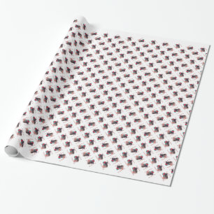 Leonberger Santa Paws Geschenkpapier
