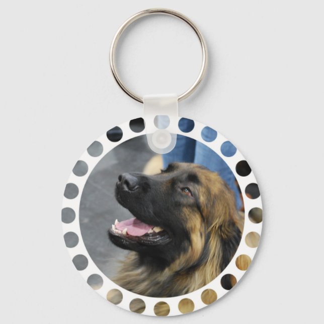 Leonberger Schlüsselanhänger (Vorderseite)