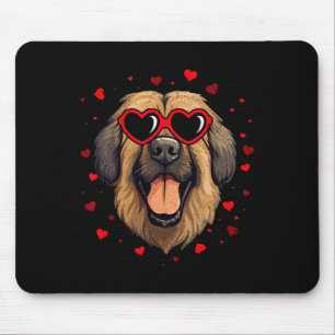 Leonberger Valentine Herz Niedlicher Hund Liebhabe Mousepad