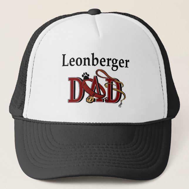 Leonberger Vater Hat Truckerkappe (Vorderseite)