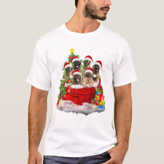 Leonberger Weihnachtsmann T-Shirt