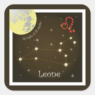 Leone 23 luglio al 22 agosto Aufkleber