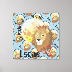 Leone 23 luglio al 22 agosto Stampa su tela Leinwanddruck