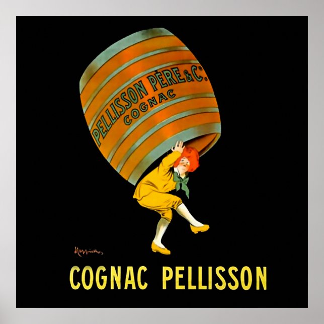 Leonetto Cappiello Cognac Pelisson Werbung Poster (Vorne)