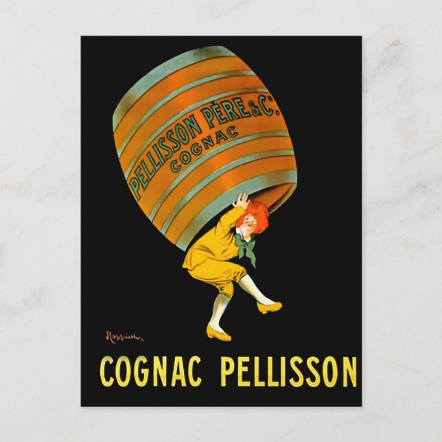 Leonetto Cappiello Cognac Pelisson Werbung Postkarte (Vorderseite)