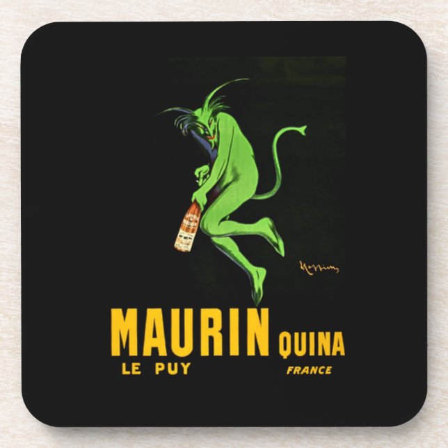 Leonetto Cappiello Maurin Apertif Werbung Getränkeuntersetzer (Vorderseite)
