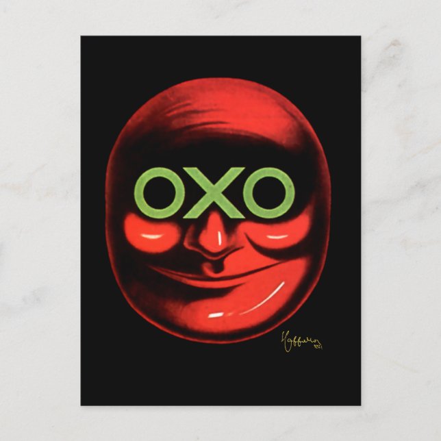 Leonetto Cappiello OXO Werbeplakat Postkarte (Vorderseite)