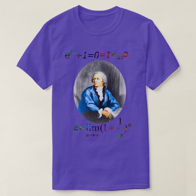 Leonhard Euler  T-Shirt (Design vorne)