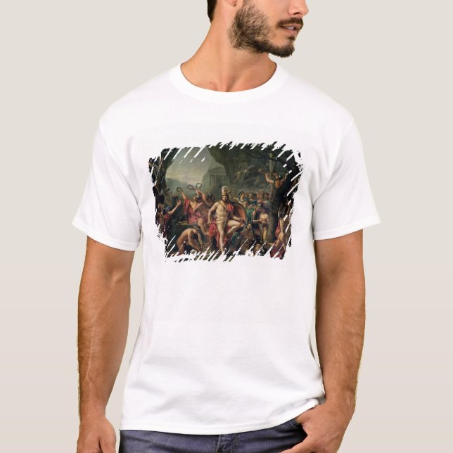 Leonidas bei Thermopylae, 480 BC, 1814 T-Shirt (Vorderseite)