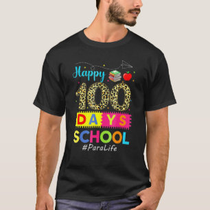Leopard 100. Tag der Schule Para Leben 100 Tage Sm T-Shirt