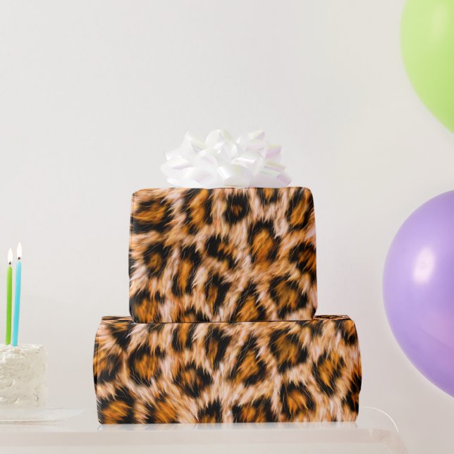 Leopard Abstrakt Geschenkpapier (Partygeschenke)