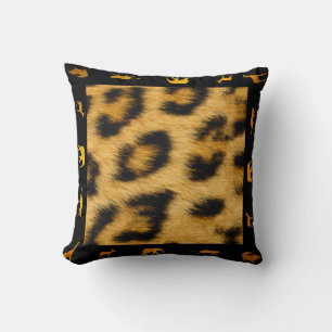 Leopard - afrikanische Grenze Kissen
